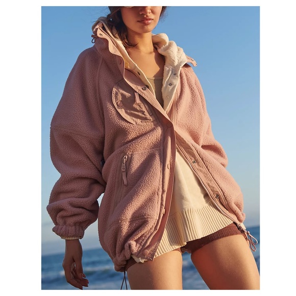 ❌SOLD❌Free People Movement Hit The Trails Fleece Jacket - Picture 3 of 7